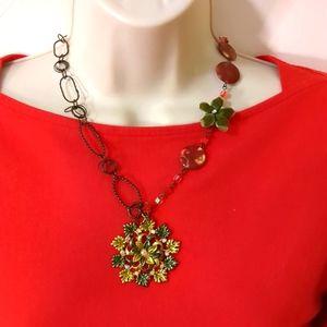 Funky Chunky Vintage Necklace